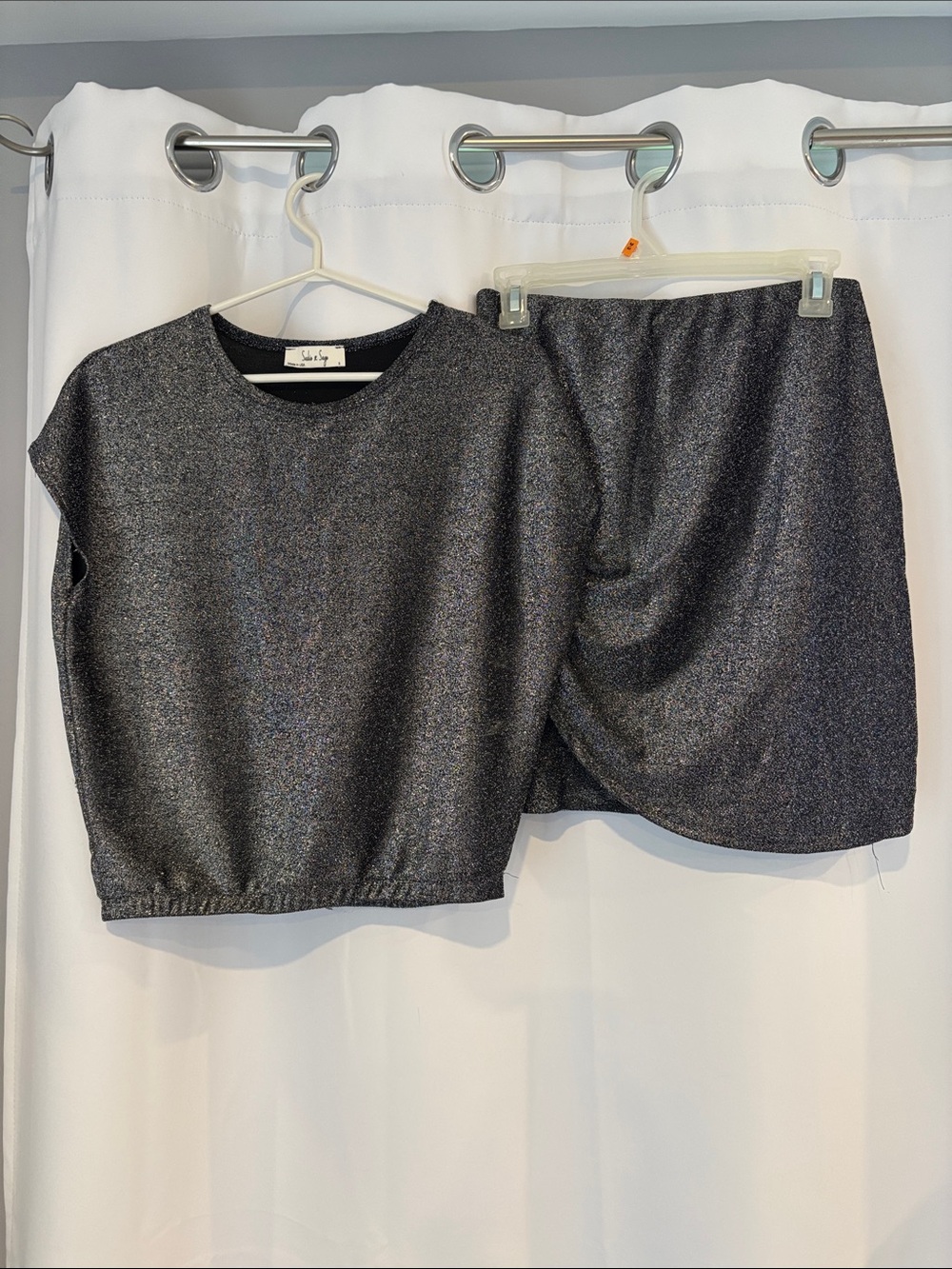 Sadie & Sage Sparkle set in Charcoal Silver